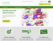 Tablet Screenshot of examone.com